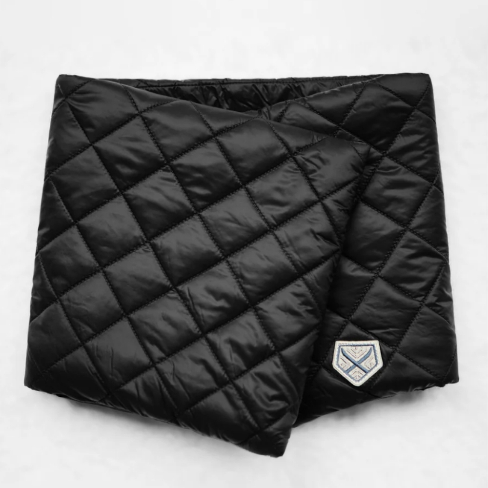 Powder Puff Collection Black Neck Wrap